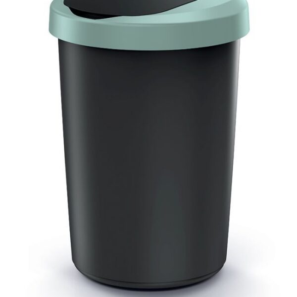 Odpadkový kôš COMPACTO 40 L čierny/zelený