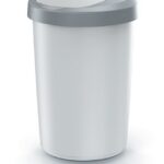 Odpadkový kôš COMPACTO 40 L popolavý/svetlosivý