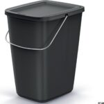 Odpadkový kôš COMPACTO FLAS 12 L čierny