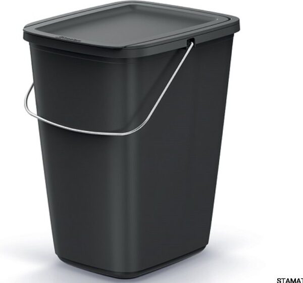 Odpadkový kôš COMPACTO FLAS 12 L čierny