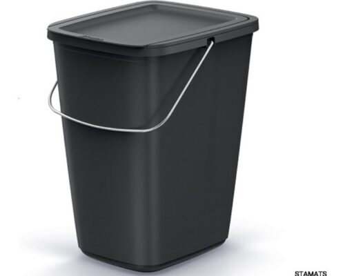 Odpadkový kôš COMPACTO FLAS 12 L čierny Odpadkový kôš COMPACTO FLAS 12 L čierny
