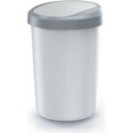 Odpadkový kôš COMPACTO FLAS 25 L popolavo sivý/svetlosivý