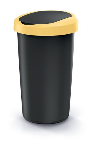 Odpadkový kôš COMPACTO FLAS 50 L čierny/svetložltý Odpadkový kôš COMPACTO FLAS 50 L čierny/svetložltý