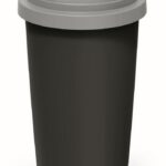 Odpadkový kôš COMPACTO ROLL 30 L čierny/svetlosivý