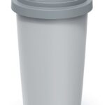 Odpadkový kôš COMPACTO ROLL 30 L popolavo sivý/svetlosivý