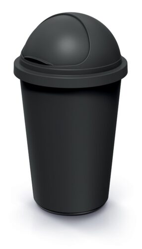 Odpadkový kôš COMPACTO ROLL 50 L čierny Odpadkový kôš COMPACTO ROLL 50 L čierny