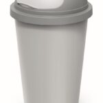 Odpadkový kôš COMPACTO ROLL 50 L popolavo sivý/svetlosivý