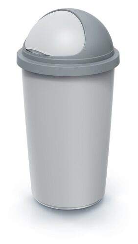 Odpadkový kôš COMPACTO ROLL 60 L popolavo sivý/svetlosivý Odpadkový kôš COMPACTO ROLL 60 L popolavo sivý/svetlosivý
