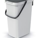 Odpadkový kôš Select 12 L popolavo sivý/čierny