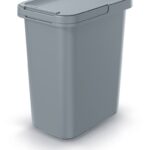 Odpadkový kôš Systém 12 L svetlosivý