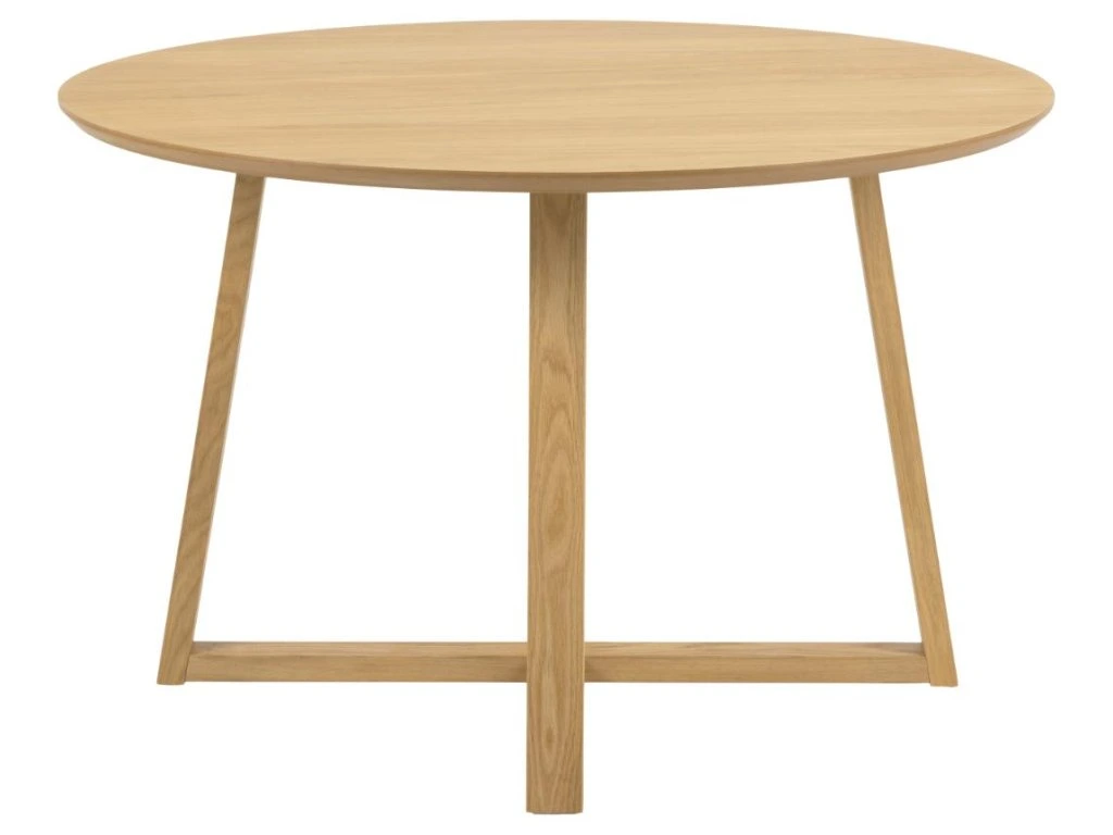 Okrúhly jedálenský stôl Malika 120 cm dub prírodný Okrúhly jedálenský stôl Malika 120 cm dub prírodný