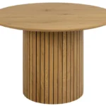 Okrúhly jedálenský stôl Yale 120 cm divoký dub