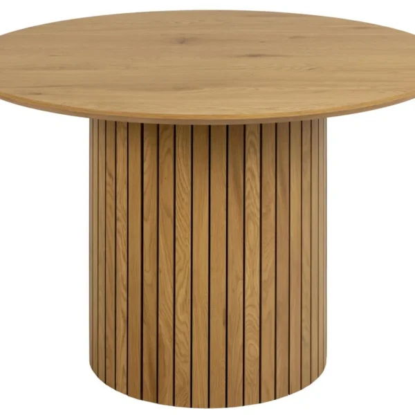 Okrúhly jedálenský stôl Yale 120 cm divoký dub