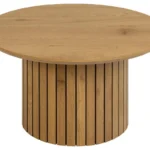 Okrúhly konferenčný stolík Yale 80 cm divoký dub