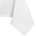 Okrúhly obrus AmeliaHome Gaia biely