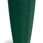 Plastový kvetináč OROS 39 cm tmavozelený matný