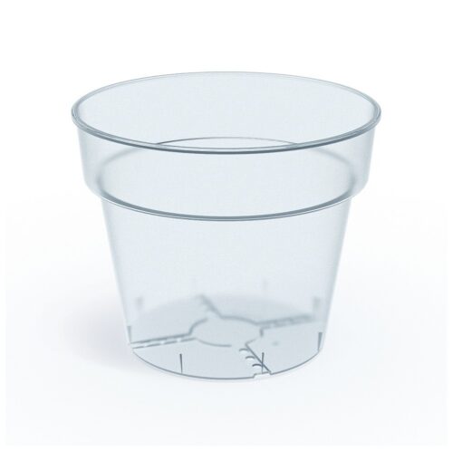 Plastový kvetináč PLANTIS transparentný Plastový kvetináč PLANTIS transparentný