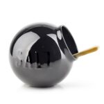 Porcelánová solnička MODERN LIFE čierna