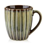 Porcelánový hrnček EVIE GREEN 360 ml zelený