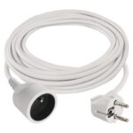 Predlžovací kábel s 1 zásuvkou 1 mm² SHARP 7 m biely