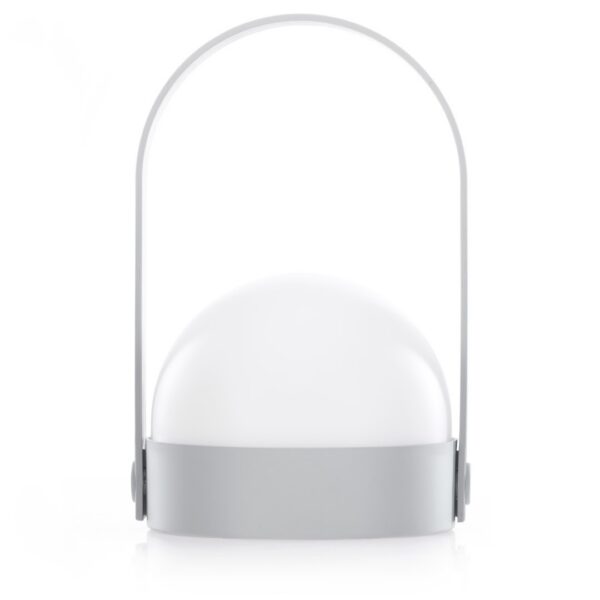 Prenosná LED lampa KAMPI sivá