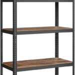 Regál Brety 100 cm hnedo-čierny