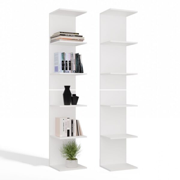 Regál FRAME 180 cm biely