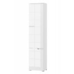 Regál Selene 13- 216 cm biely lesk/mat