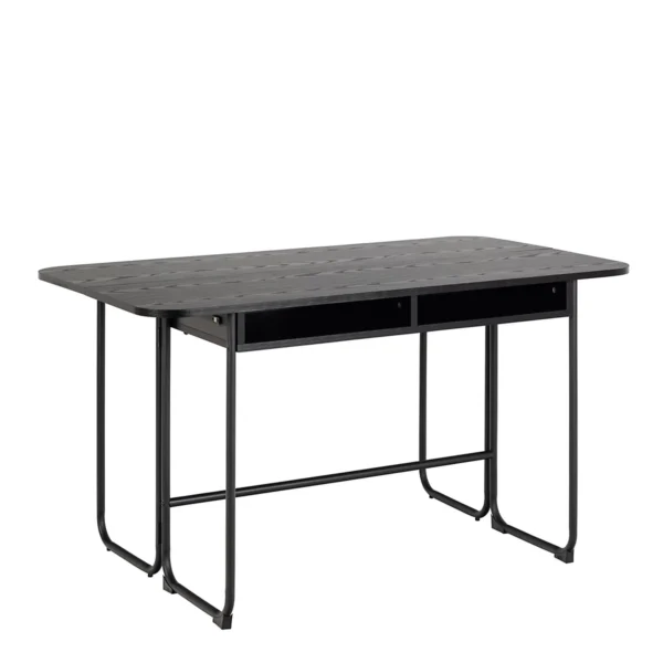 Rozkladací jedálenský stôl Darlington 140 cm jaseň čierny