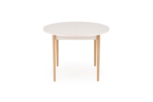 Rozkladací jedálenský stôl Pivot 102/141 cm kašmírový/buk Rozkladací jedálenský stôl Pivot 102/141 cm kašmírový/buk