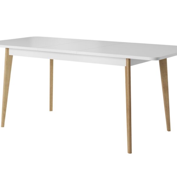 Rozkladací jedálenský stôl Primo 140/180 cm dub Riviéra/biely