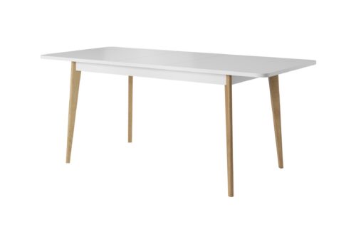 Rozkladací jedálenský stôl Primo 140/180 cm dub Riviéra/biely Rozkladací jedálenský stôl Primo 140/180 cm dub Riviéra/biely