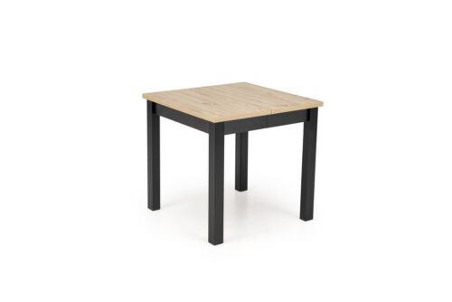 Rozkladací jedálenský stôl Qubik 80/200 cm dub artisan/čierny Rozkladací jedálenský stôl Qubik 80/200 cm dub artisan/čierny