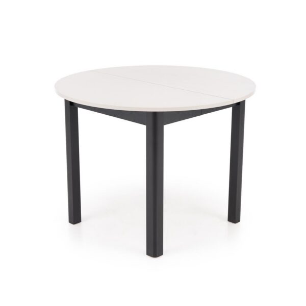 Rozkladací jedálenský stôl Ringo 102/142 cm kašmírový/čierny