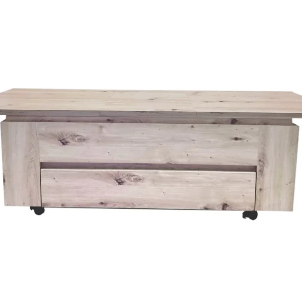 Rozkladací konferenčný stolík Corey II 108/153 cm dub artisan
