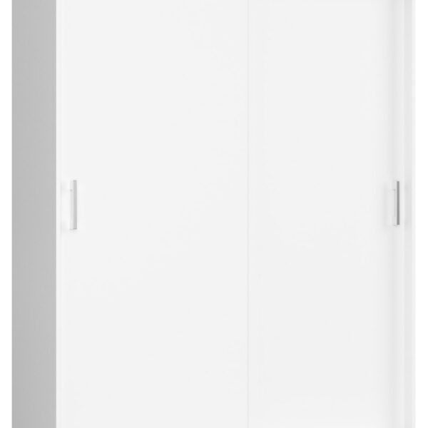 Šatníková skriňa CLP Mono 150 cm biela