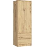 Šatníková skriňa STAR 60 cm dub artisan