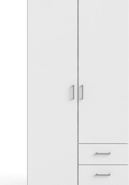 Šatníková skriňa Sida 77 cm biela