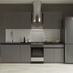 SiLVER jednoduchá kuchynská linka 200 cm