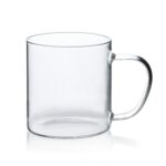 Sklenený hrnček PETER 450 ml číry