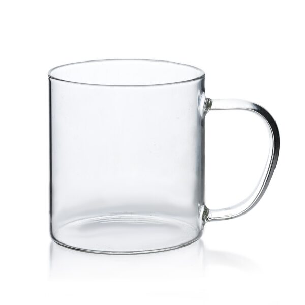 Sklenený hrnček PETER 450 ml číry