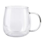 Sklenený hrnček PETER CLEAR 400 ml číry