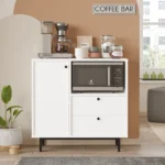 Skriňa na mikrovlnku Houseland Royce 01 biela