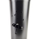 Stojan na dáždniky LORSO 24 cm čierny