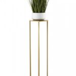 Stojan na kvety LOFTSTYLE I 100 cm zlatý