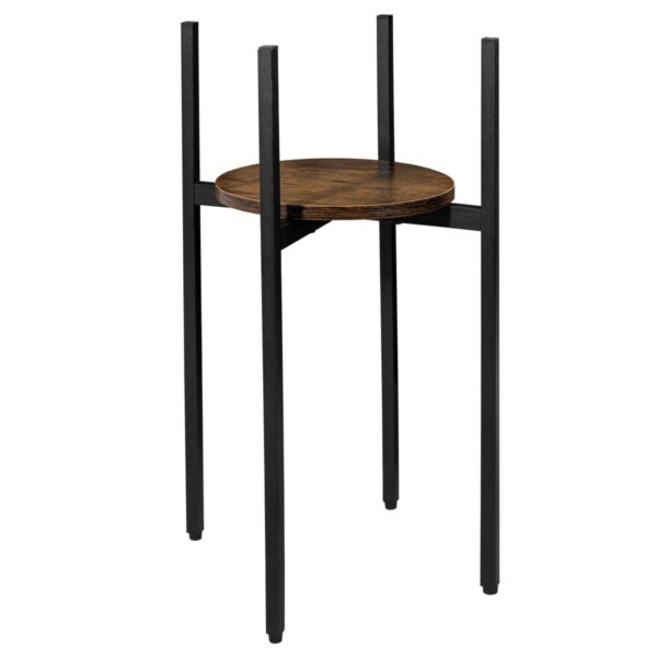 Stojan na kvety TORRE RUSTIC 60 cm hnedý/čierny