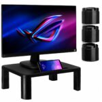 Stojan na monitor RACK čierny
