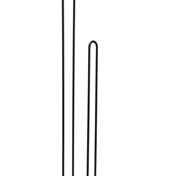 Stojan na toaletný papier ANDRES 54 cm čierny