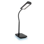 Stolná LED lampa KYLE s USB čierna