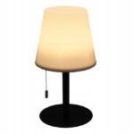 Stolná LED lampa Mikah teplá biela/čierna